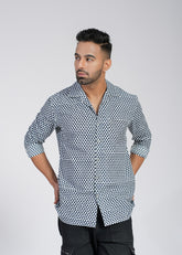 Cotton Poplin Full Sleeve Printed Shirt